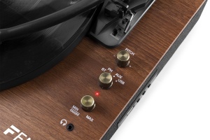 Fenton RP162 – Pick-up Bluetooth cu carcasă din lemn, USB, convertire vinil în MP3 și difuzoare stereo încorporate - Img 6