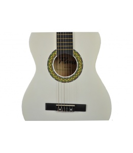 Flame CG 821 WH – Chitară clasică 3/4 pentru începători, lemn de tei, finisaj alb 407726 - Img 4