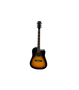 Flame ED29-SB – Chitară acustică Dreadnought cu cutaway, top din molid, finisaj Sunburst 417270