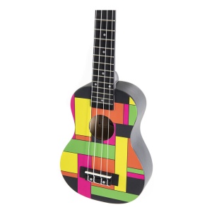 GEWA Manoa Black Neon Soprano Ukulele - Img 5