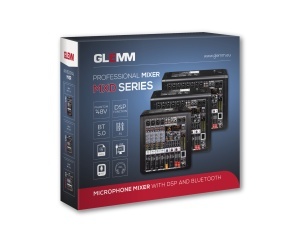 Glemm MXD 08 – Mixer Audio Profesional 8 Canale, Procesor DSP 24-bit si Bluetooth - Img 2
