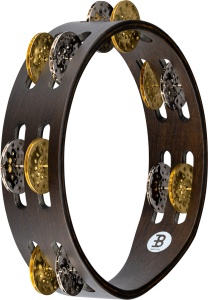 Meinl CTA2WB Compact Wood Tambourine – Sunet Hibrid și Finisaj Walnut Brown