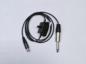 Mishuyama cablu cu Volum Shure mini XLR 4 pini - jack 6.3mm