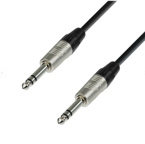 Adam Hall K4BVV0150 cablu audio balansat jack 6.3 mm stereo la jack 6.3mm stereo 1.5m