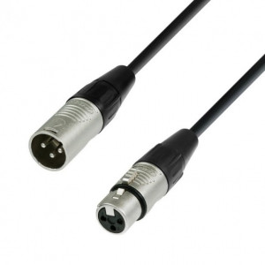 Adam Hall K4MMF0050 - cablu microfon XLR mama la XLR tata 0.5m