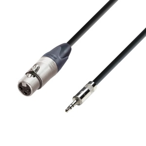 Adam Hall K5MYF0300 XLR M↔ Minijack TRS Cablu microfon - Img 1