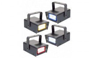 BeamZ Set 4 Mini Stroboscoape Colorate