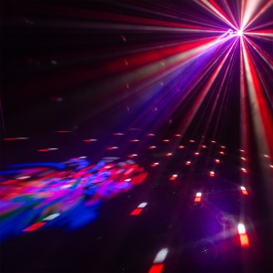 BeamZ SHIMMER4 – Efect de lumini 6-in-1 cu laser și stroboscop, DMX, LED RGBW-UV 153.862 - Img 8