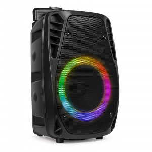 Boxa portabila Fenton FT8LED-MK2  170.018, cu baterie si microfon, bluetooth, bass 1x8''