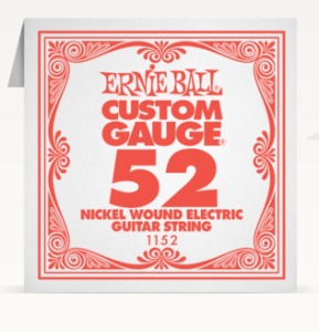 Ernie Ball 1152, .052, Coardă individuala pentru chitara electrica Nickel Wound