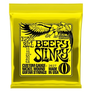 Ernie Ball Beefy Slinky 2627 - Set Corzi Chitara Electrica, Nickel Wound, 11-54