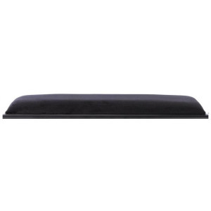 Flame KB15-BM cu inaltime reglabila si sezut tapitat cu catifea neagra