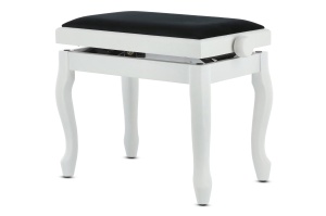 Gewa scaun pian deluxe classic Alb Mat - Img 2