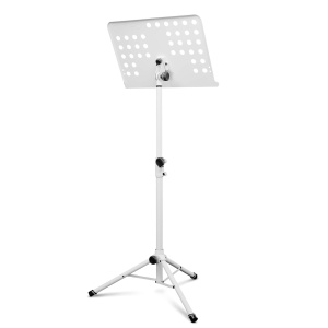Gravity NS-411 White Stativ partituri profesional aluminiu – stabil, ajustabil 66–120 cm - Img 3