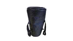 K&N Darbuka Egypt albastru 22x48 cm – Darbuka orientală din aluminiu cu husă și față de rezervă, fabricată în Turcia - Img 3