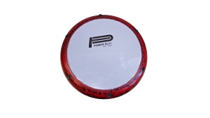 K&N Darbuka Egypt rosu 22x43 cm – Darbuka orientală din aluminiu cu husă și față de rezervă, fabricată în Turcia - Img 2
