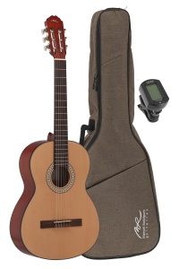 Manuel Rodriguez Chitară clasică 4/4 ESTUDIO Cedar Matt Set, cedru, husă și tuner