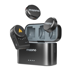 Maono WM650 A2 – Sistem Wireless Dual Ultra-Compact pentru Smartphone și Cameră