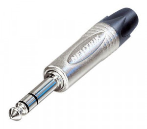 Neutrik NP3X - Conector Jack 6,3 mm stereo profesional