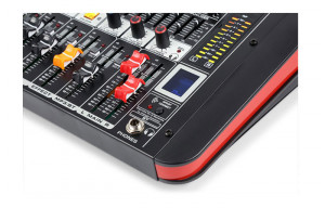 Power Dynamics PDM-M804A – Mixer activ cu amplificare 2x200W RMS, Bluetooth și USB - Img 2