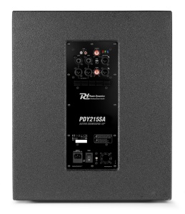 Power Dynamics PDY 15” – Subwoofer activ profesional 900W cu amplificator clasa D, crossover 80–150Hz și fază reglabilă - Img 3