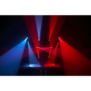 Proiector glob Beamz PS10W Pin Spot 151.259, LED RGBW 10W, DMX