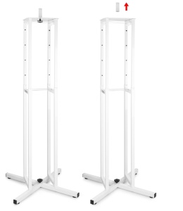 Set 2 stative pentru lumini Vonyx DJP165, 1 - 1.8 m, 30 kg