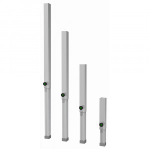 Set picioare scena telescopice 40 - 60cm 4buc - Img 3