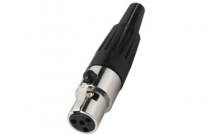 Stage Line XLR-407/J - Conector Mini XLR mamă cu 4 pini