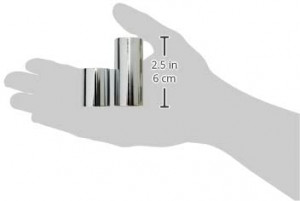 Stagg SGS-M Medium Chromed Steel Slide Set - Silver - Img 2