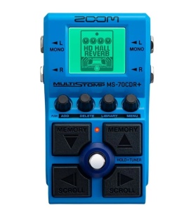 Zoom MS-70CDR+ – Multi-efect pentru chitară și instrumente, 149 efecte Chorus/Delay/Reverb, până la 6 simultan