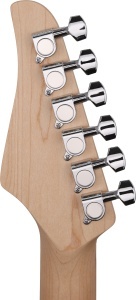 Arrow Tonecaster ST 111 Abyss Black Rosewood/T-shell - Chitara Electrica SSS Stratocaster - Img 4