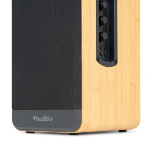 Audizio BS10 – Set 2 boxe Hi-Fi active de raft, 4", 40W RMS, Bluetooth 5.3, HDMI ARC, USB și MicroSD, Bamboo 100.373 - Img 9