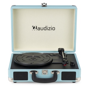 Audizio RP116BL – Pick-up portabil cu Bluetooth, USB și difuzoare integrate, albastru 102.070 - Img 4
