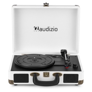 Audizio RP116CR – Pick-up portabil cu Bluetooth, USB și difuzoare integrate, crem 102.080 - Img 4