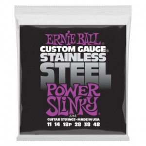Corzi chitara electrica Ernie Ball Stainless Steel Power Slinky 11-48