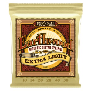 Ernie Ball 2006 EARTHWOOD BRONZE EXTRA LIGHT 10-50 - Corzi chitara acustica