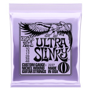 Ernie Ball Ultra Slinky 2227 - Set corzi chitară electrică Nickel Wound 010-048