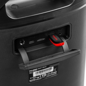 Fenton PULSE65 – Boxă portabilă cu acumulator, IPX4, LED, 2x6.5", 60W RMS, Bluetooth/USB/SD 178.576 - Img 10