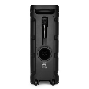 Fenton TRACK610 – Boxă portabilă cu acumulator, LED, 2x10", 240W, Bluetooth/USB/SD - Img 4