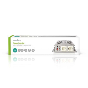 Nedis Invertor de tensiune 12V-230V 1700W 2x priza Schuko - Img 6