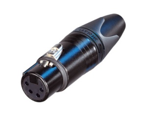 Neutrik NC4FXX - Conector XLR mamă profesional cu 4 pini