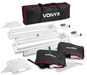 Set 2 stative pentru lumini Vonyx DJP165, 1 - 1.8 m, 30 kg