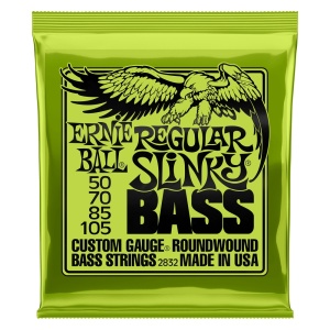 Set corzi chitară bass Ernie Ball 2832 Regular Slinky Nickel – Ton clar, puternic și echilibru perfect