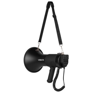 Vonyx MEG075 portavoce cu acumulator, 952.024, 75W, 1300m, Bluetooth/USB/SD, negru mat - Img 6