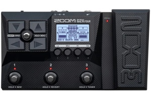 Zoom G2X Four – Multi-efect compact pentru chitară cu pedala de expresie, 22 amp models și looper 80 sec