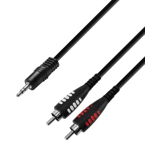 Adam Hall K3YWCC0100 3STAR cablu audio 1xjack3.5mm - 2xRCA 1m