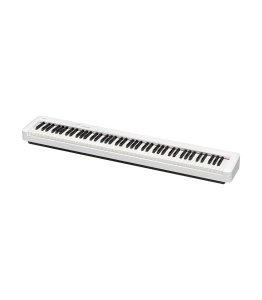 Casio CDP-S110 WE – Pian digital 88 clape grele, design slim, alba