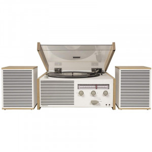 CR6034A-NA Set Pick-up Bluetooth cu boxe Crosley Switch II - Natural