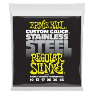 Ernie Ball 2246 Stainless Steel Regular Slinky 10-46 - Corzi chitara electrica